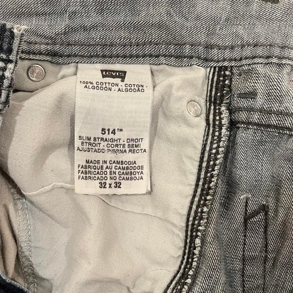 LEVIS 514 STRAIGHT JEANS - Picture 4 of 4